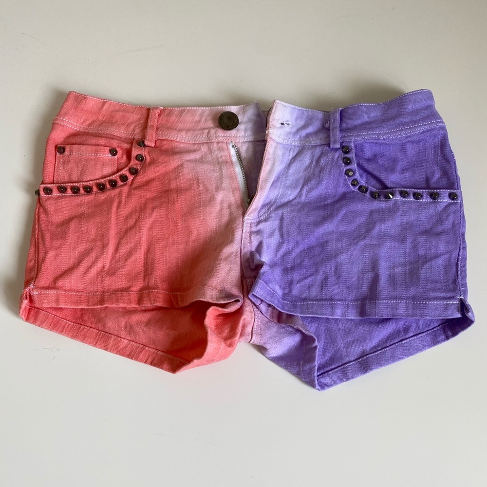 💜3 for $30     Cute tie dye shorts!